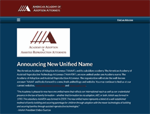Tablet Screenshot of adoptionattorneys.org